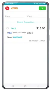 VOID A TRANSACTION-NO BACKGROUND